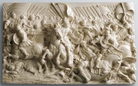 Elhafen, Scene from Roman Wars. C. 1680/90. 14 x 23 cm. Lichtenstein Museum. Vienna. Austria.