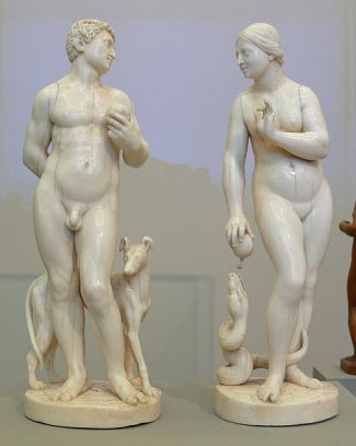Adam and Eve. After 1648. Collection of Sculptures. Bode-Museum Berlin.