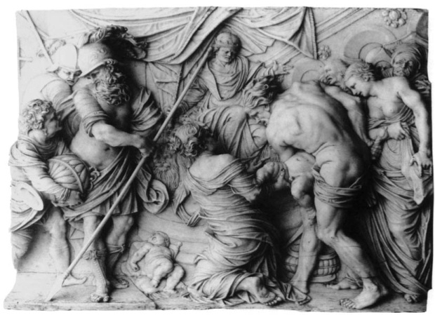 The Judgement of Solomon, The Master of the Martyrdom of  St. Sebastian, Ivory Relief, 17th century