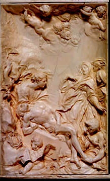 The Entombment, ivory relief, 1677