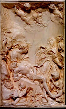 The Entombment, ivory relief, 1677