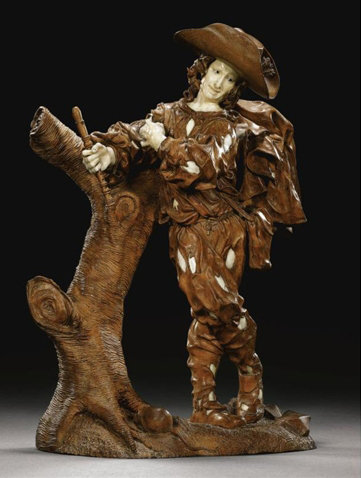 The Pied Piper Of Hamelin, 18th century, ivory and boxwood